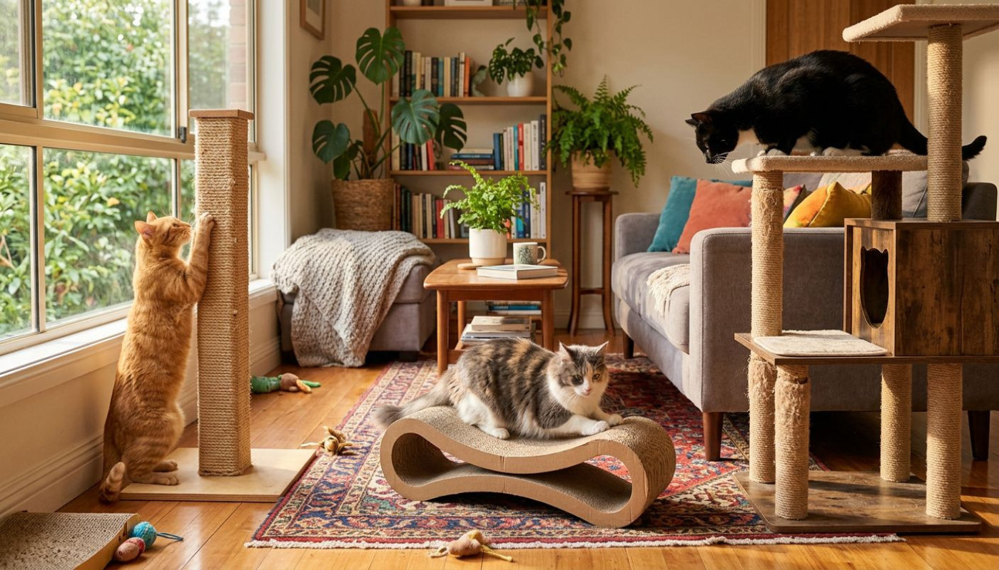 Wie wählt man den perfekten Kratzbaum für verschiedene Katzentypen?
